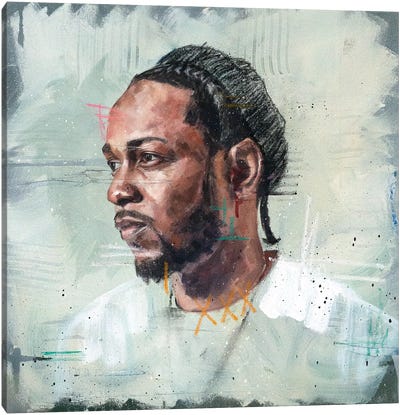 Kendrick Lamar Canvas Art Print - Limited Edition Musicians Art