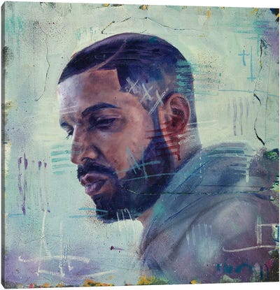 Drake Canvas Art Print - Cody Senn