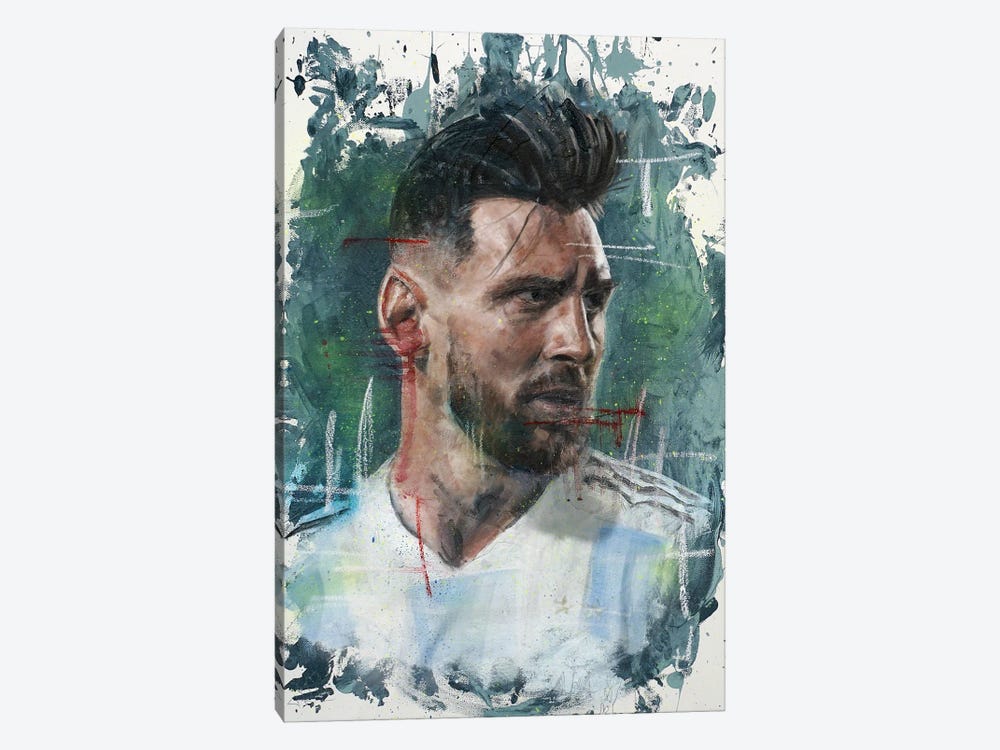 Lionel Messi by Cody Senn 1-piece Canvas Print