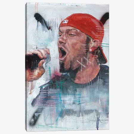 Fred Durst Canvas Print #CDS85} by Cody Senn Canvas Wall Art