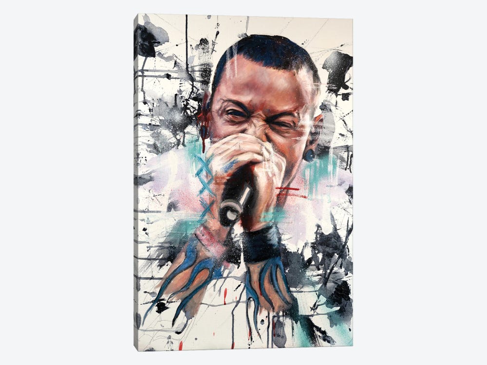 Chester Bennington Linkin Park by Cody Senn 1-piece Canvas Art Print