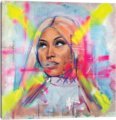 Nicki Minaj Canvas Art Print - Cody Senn