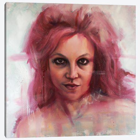 Britney Spears Canvas Print #CDS95} by Cody Senn Canvas Art Print