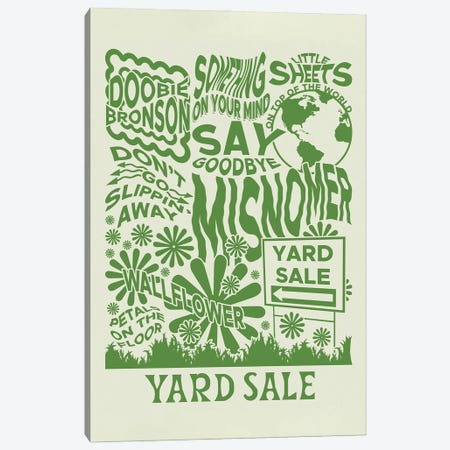Yard Sale Tracklist (The Brook And The Bluff) Canvas Print #CDT24} by Crossroads Art Canvas Print