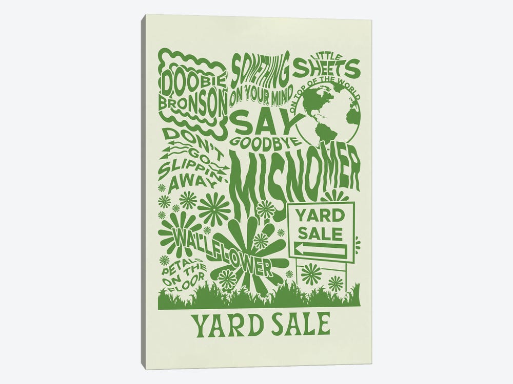 Yard Sale Tracklist (The Brook And The Bluff) by Crossroads Art 1-piece Art Print