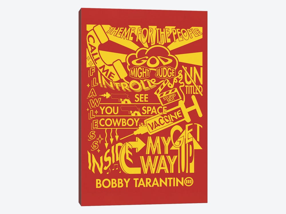 Bobby Tarantino III, Bt3 Tracklist (Logic) by Crossroads Art 1-piece Canvas Art
