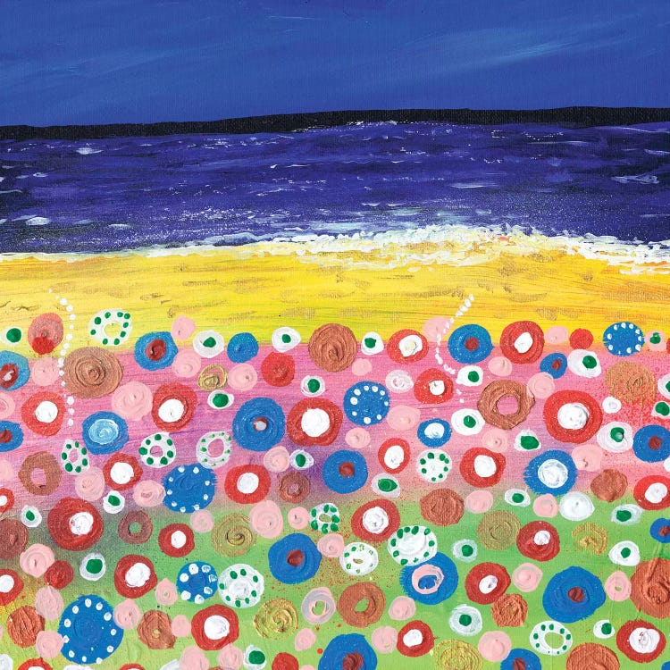 Flowers By The Beach