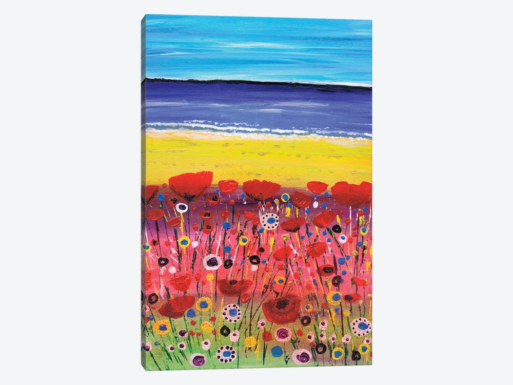 Remembrance Poppies by Caroline Duncan ART 1-piece Canvas Art Print