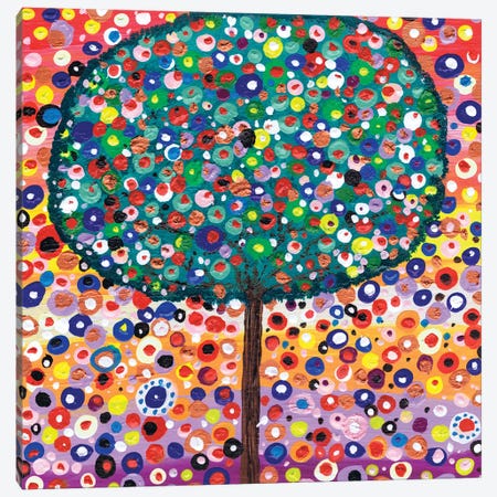 The Colour Tree Canvas Print #CDU45} by Caroline Duncan ART Canvas Wall Art