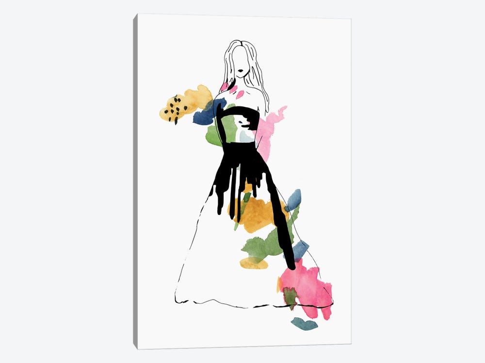 Fashion Color I by Corinne Rose Design 1-piece Art Print
