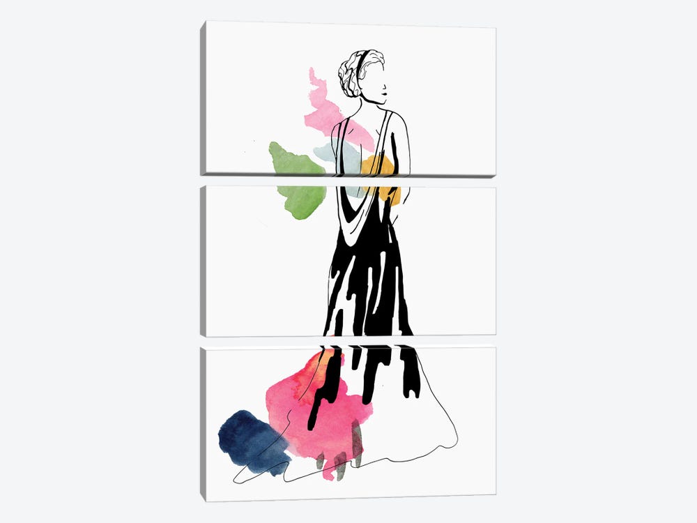 Fashion Color II by Corinne Rose Design 3-piece Canvas Art