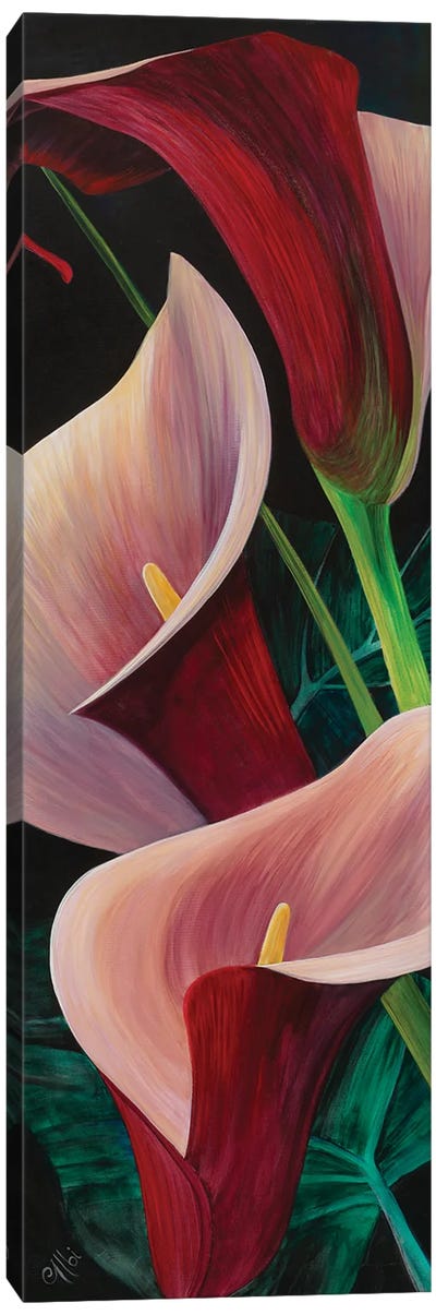 Calla Lilies Canvas Art Print - Art Deco