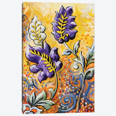 Flower Design Canvas Print #CEB21} by Cecile Albi Canvas Art Print