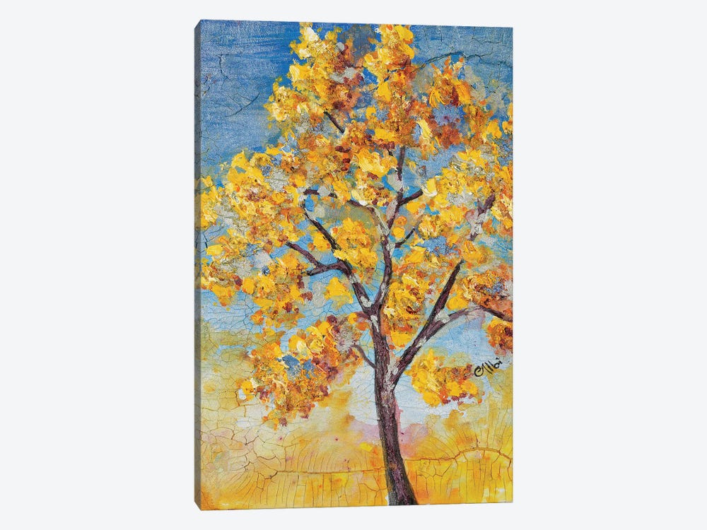 Golden Tree by Cecile Albi 1-piece Canvas Print