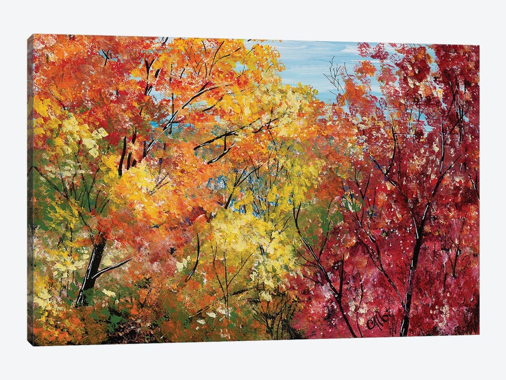 Autumn by Cecile Albi 1-piece Canvas Art Print