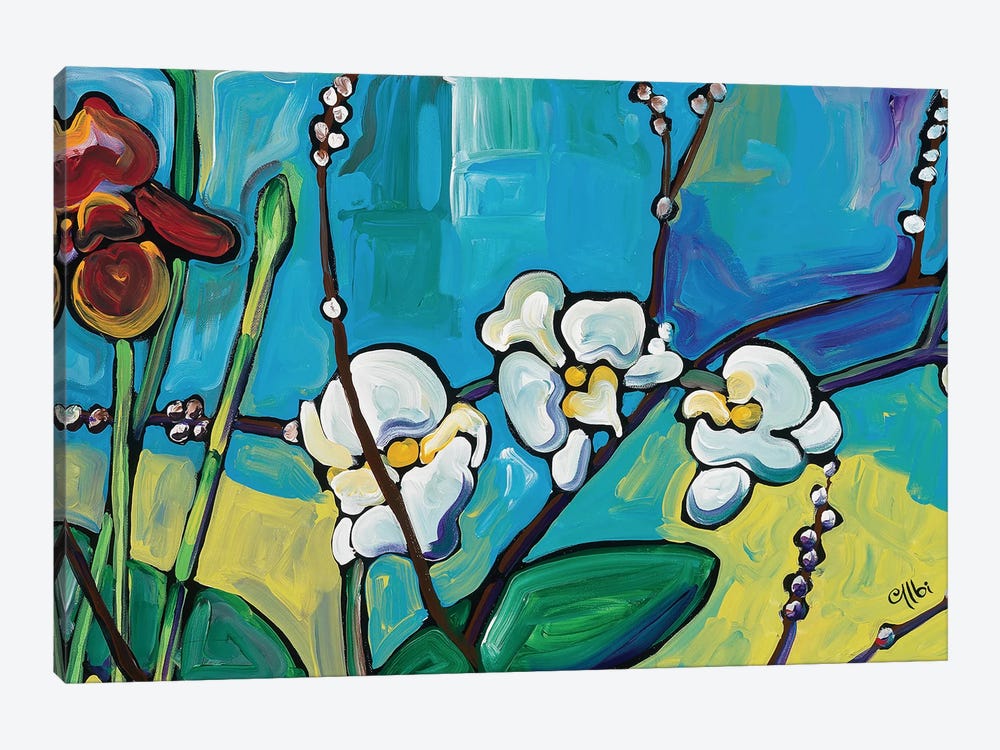 Orchids by Cecile Albi 1-piece Canvas Art