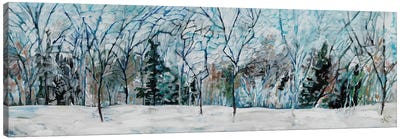 Winter In The Park II Canvas Art Print - Cecile Albi