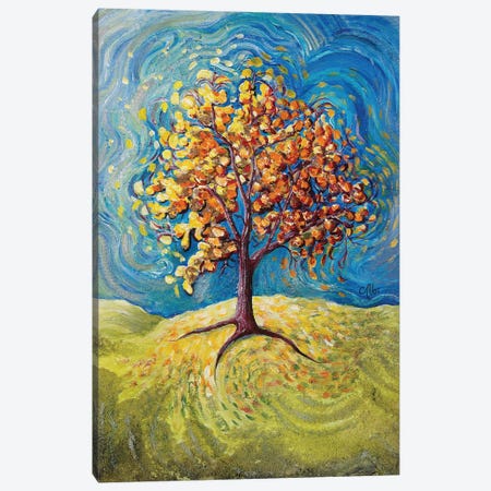 Tree Inspired Canvas Print #CEB53} by Cecile Albi Canvas Wall Art