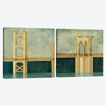 Bridge Diptych Canvas Print Set #CED2HSET003} by Cape Edwin Canvas Art