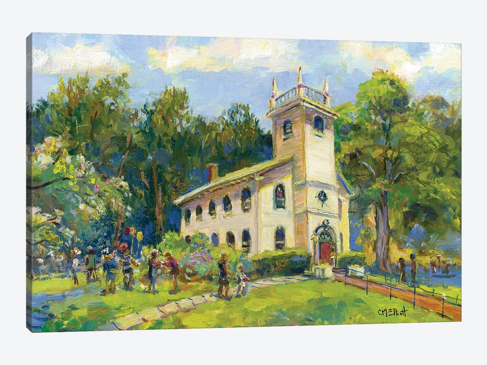 St Andrew's Church by Catherine M. Elliott 1-piece Canvas Art