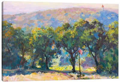 Tree Terrain Canvas Art Print - Artists Like Monet