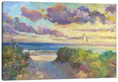 Beautiful Day Canvas Art Print - Beach Lover