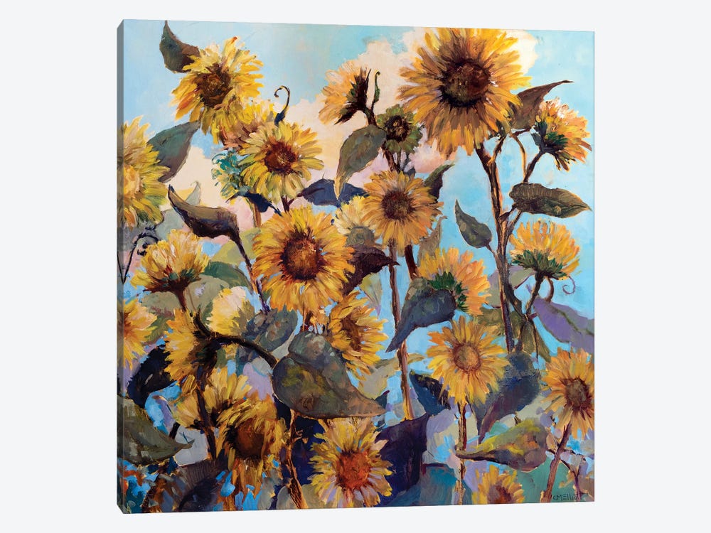 Sunflower Daze by Catherine M. Elliott 1-piece Canvas Print