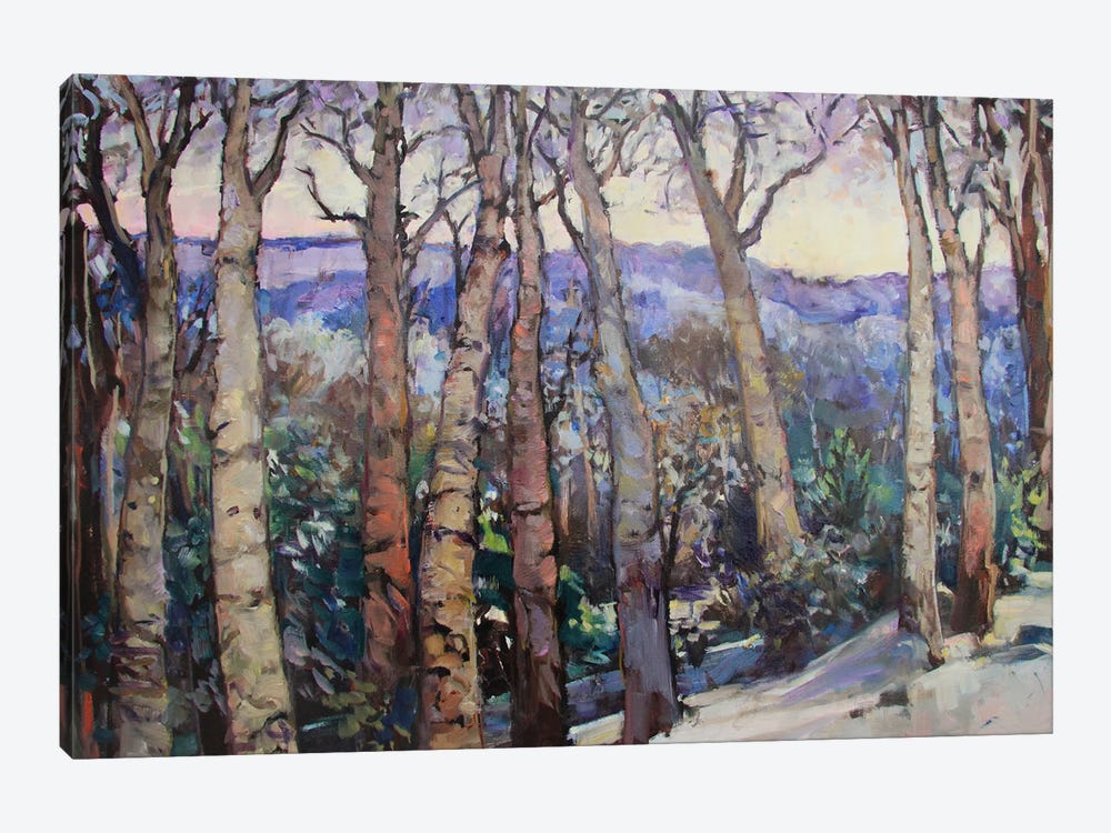 Winter Walk by Catherine M. Elliott 1-piece Canvas Art