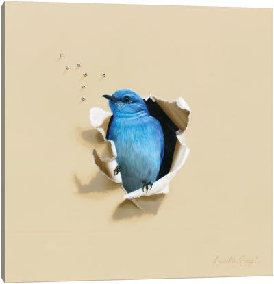 Blue Blood Canvas Art Print - Camille Engel