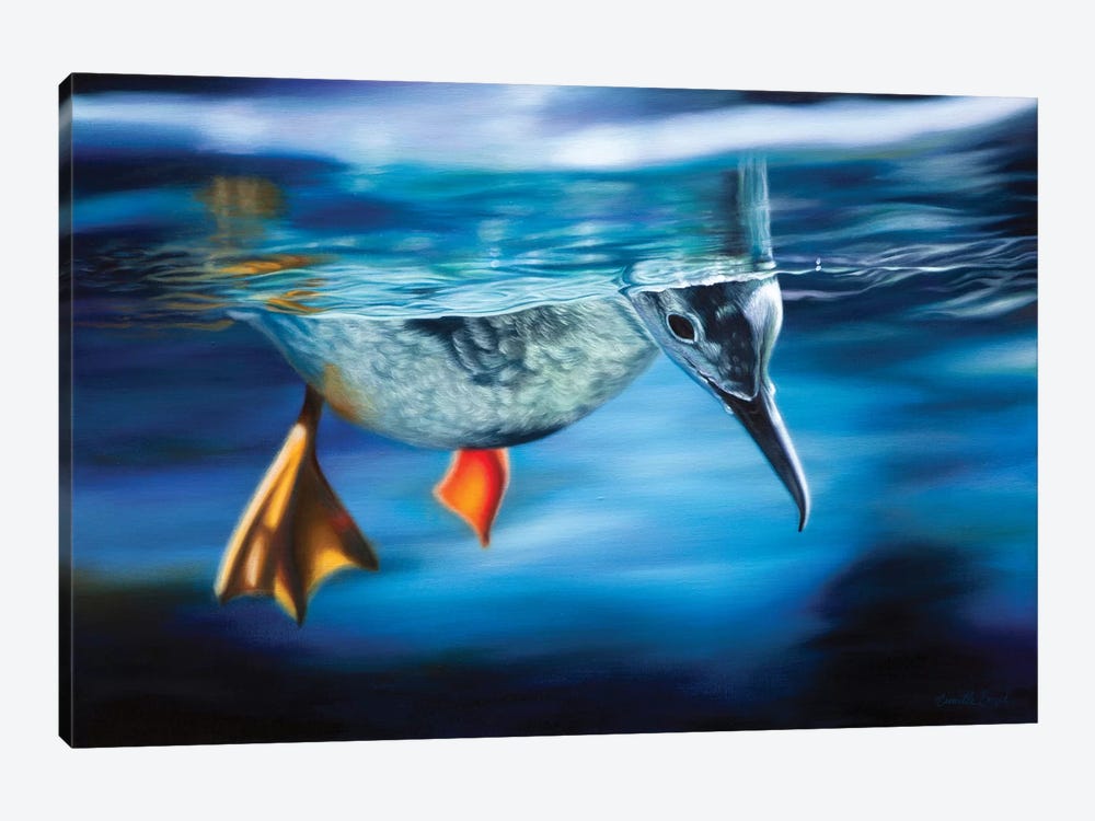 Floating Between Two Worlds by Camille Engel 1-piece Canvas Art