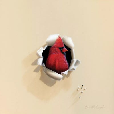 Handsome Red Head by Camille Engel framed wall art