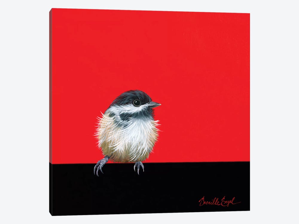 Sweet Little Chickadee by Camille Engel 1-piece Canvas Art Print