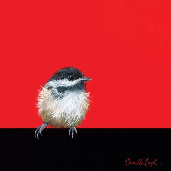 Camille Engel: Sweet Little Chickadee by Camille Engel