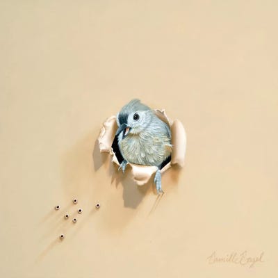 Watch Me-E-E! by Camille Engel framed wall art