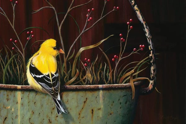 Camille Engel: Yellow Bundle Of Joy by Camille Engel