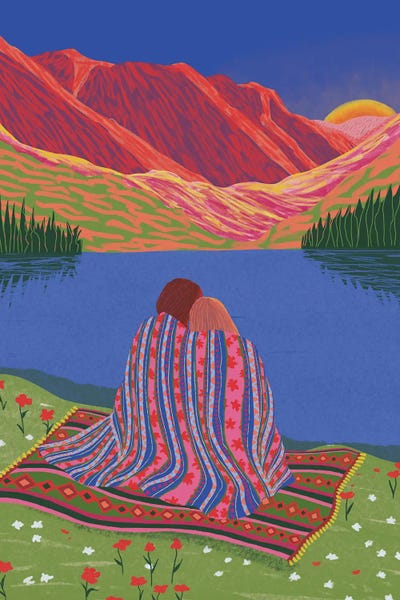 Patchwork Landscapes: Before Sunrise by Ceyda Alasar