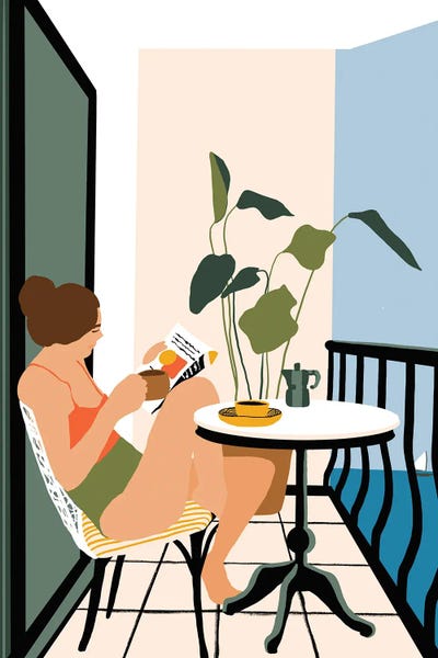 Summer Vacation by Ceyda Alasar multi panel art