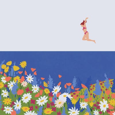 Wild Flowers by Ceyda Alasar art print