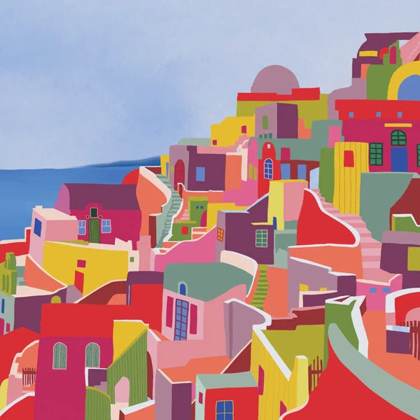 Daydream Destinations: Santorini by Ceyda Alasar