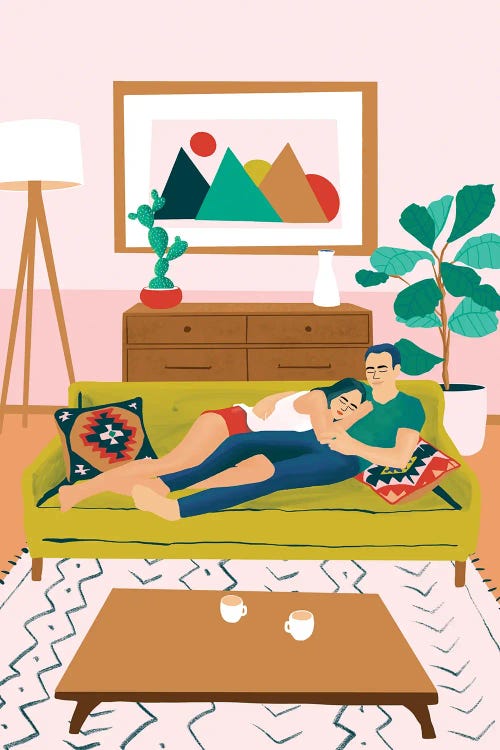 Couch Potatoes by Ceyda Alasar wall art
