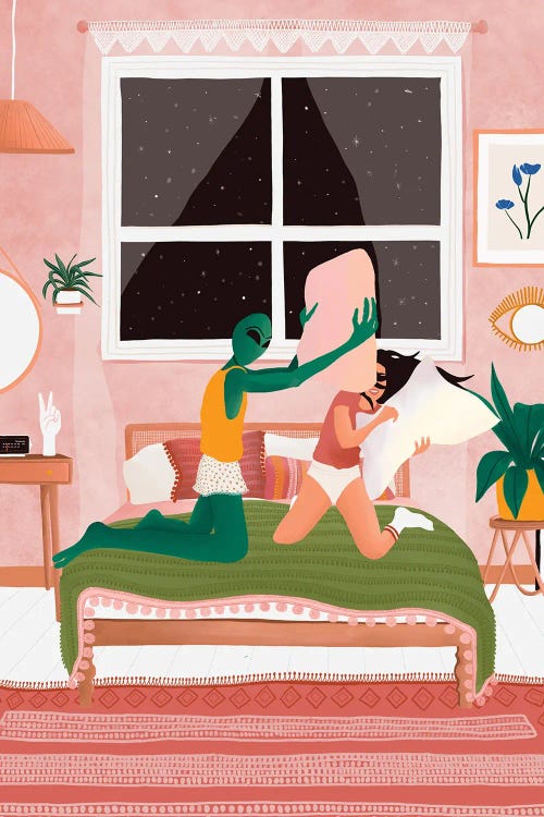 Sleep Over by Ceyda Alasar wall art