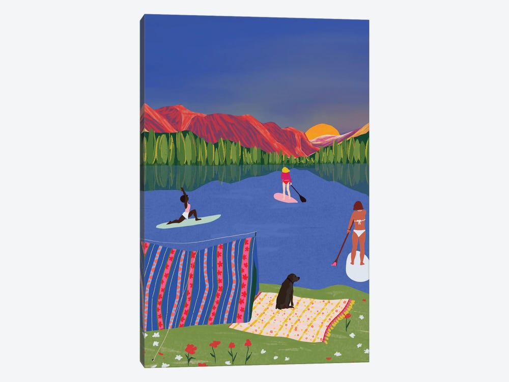Paddle It Out by Ceyda Alasar 1-piece Canvas Artwork