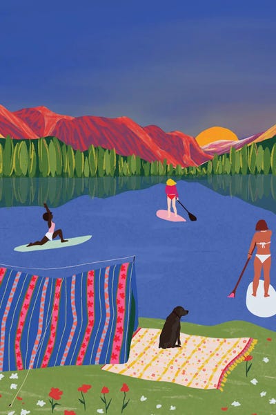 Daydream Destinations: Paddle It Out by Ceyda Alasar