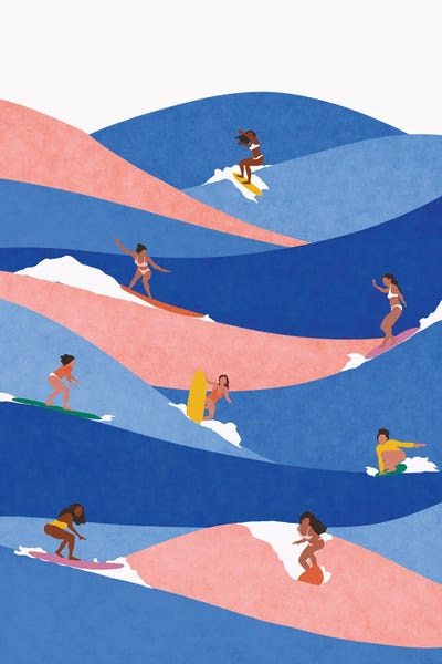 Ceyda Alasar: Surf Like A Girl by Ceyda Alasar