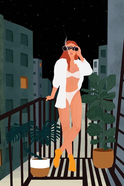 Smoking: Fire Escape by Ceyda Alasar