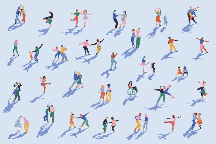 Dance Together by Ceyda Alasar wall art