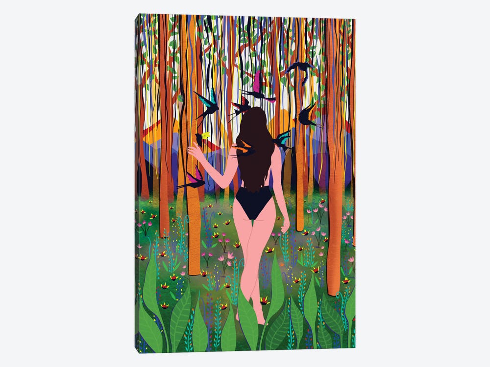 Into the Woods by Ceyda Alasar 1-piece Canvas Art Print