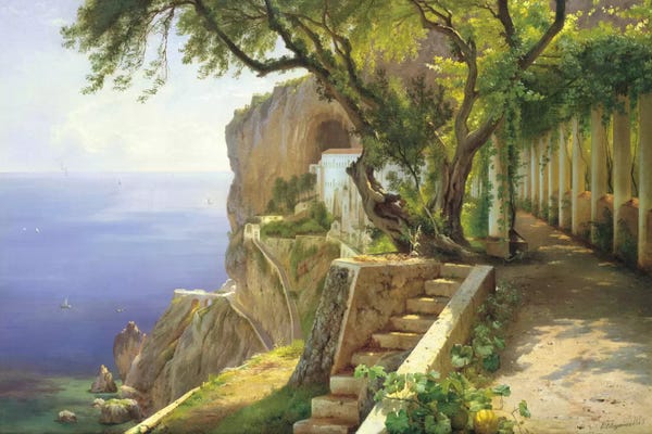 Tunnels: Pergola In Amalfi by Carl Frederic Aagaard