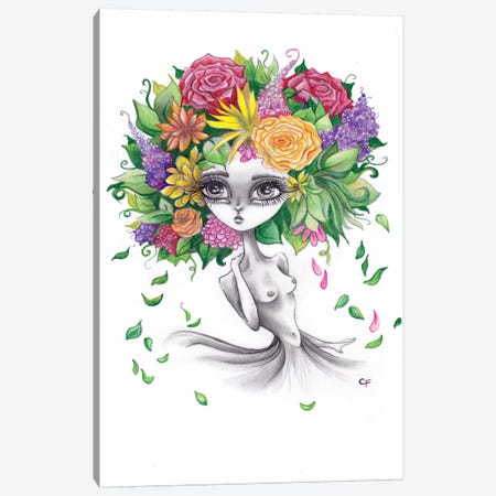 Full Bloom Canvas Print #CFI15} by Christine Fields Canvas Artwork