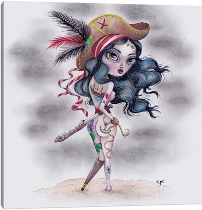 Pirate's Booty Canvas Art Print - Christine Fields